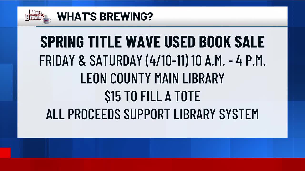 What's Brewing - Spring Title Wave Used Book Sale