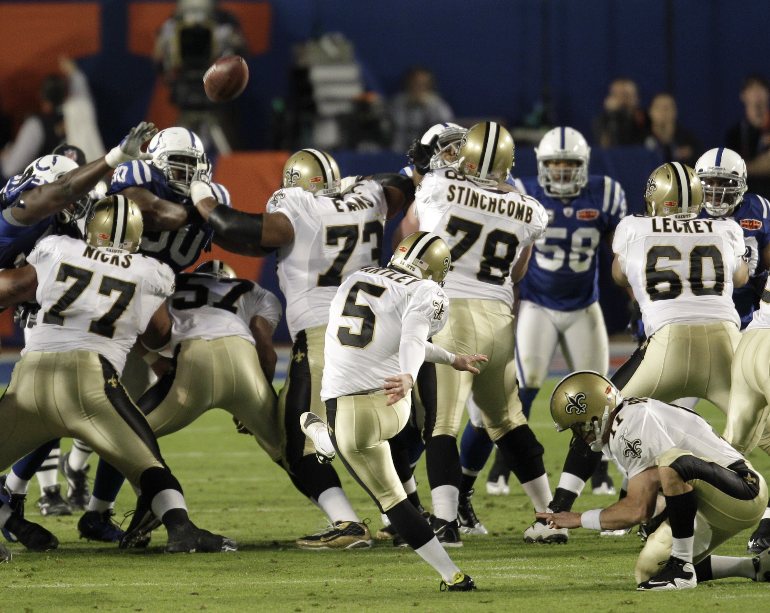 Garret Hartley kicks New Orleans Saints into first ever Super Bowl