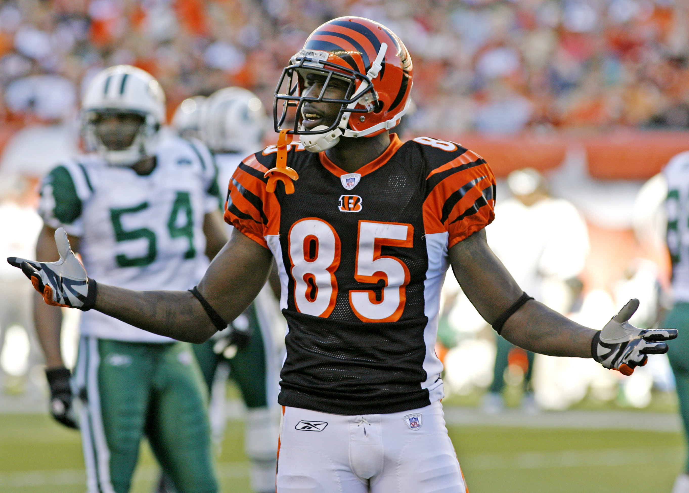 Former NFL star Chad Johnson reveals he used to live in stadium