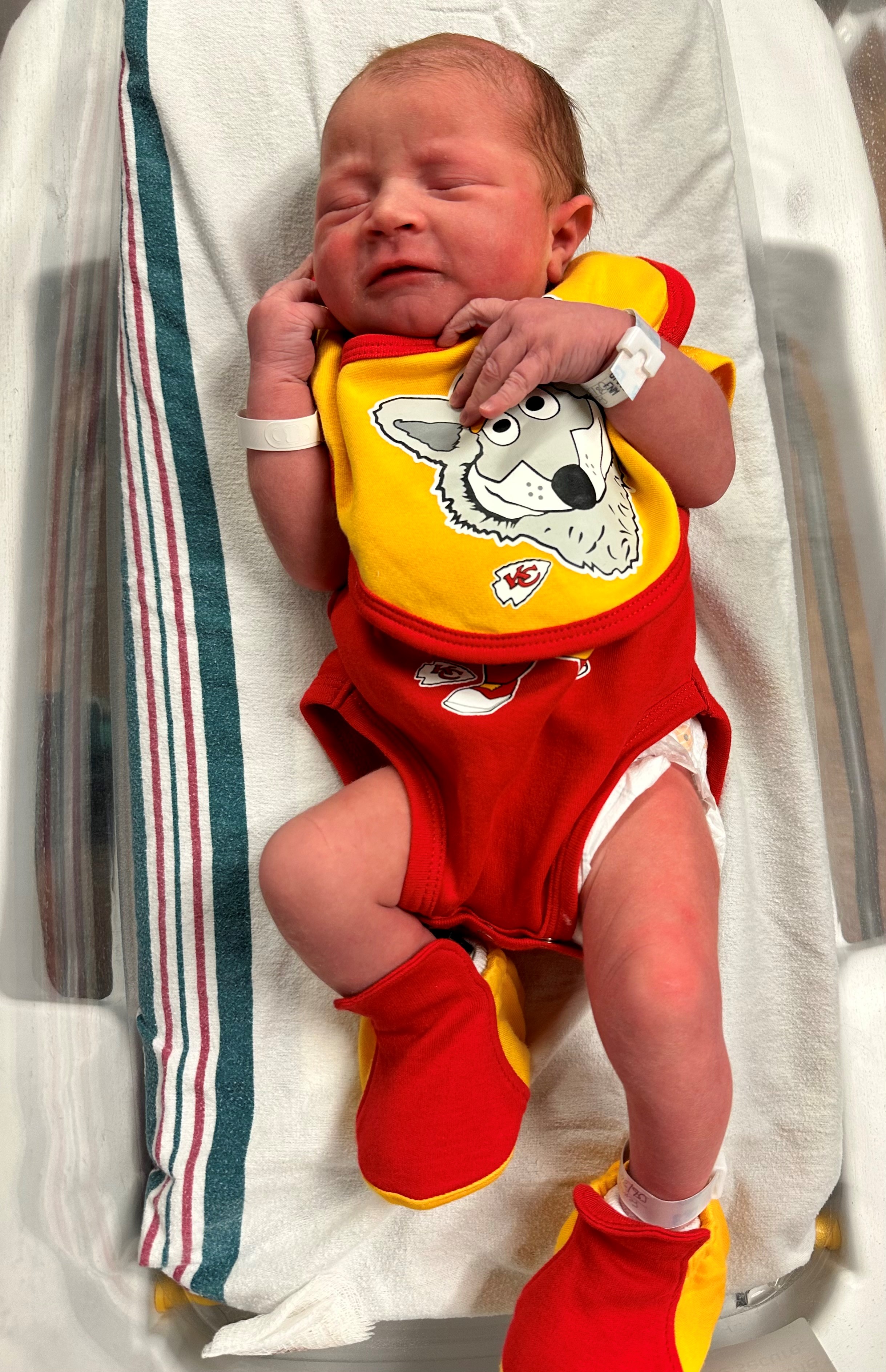 Babies dressed up for Chiefs' season opener