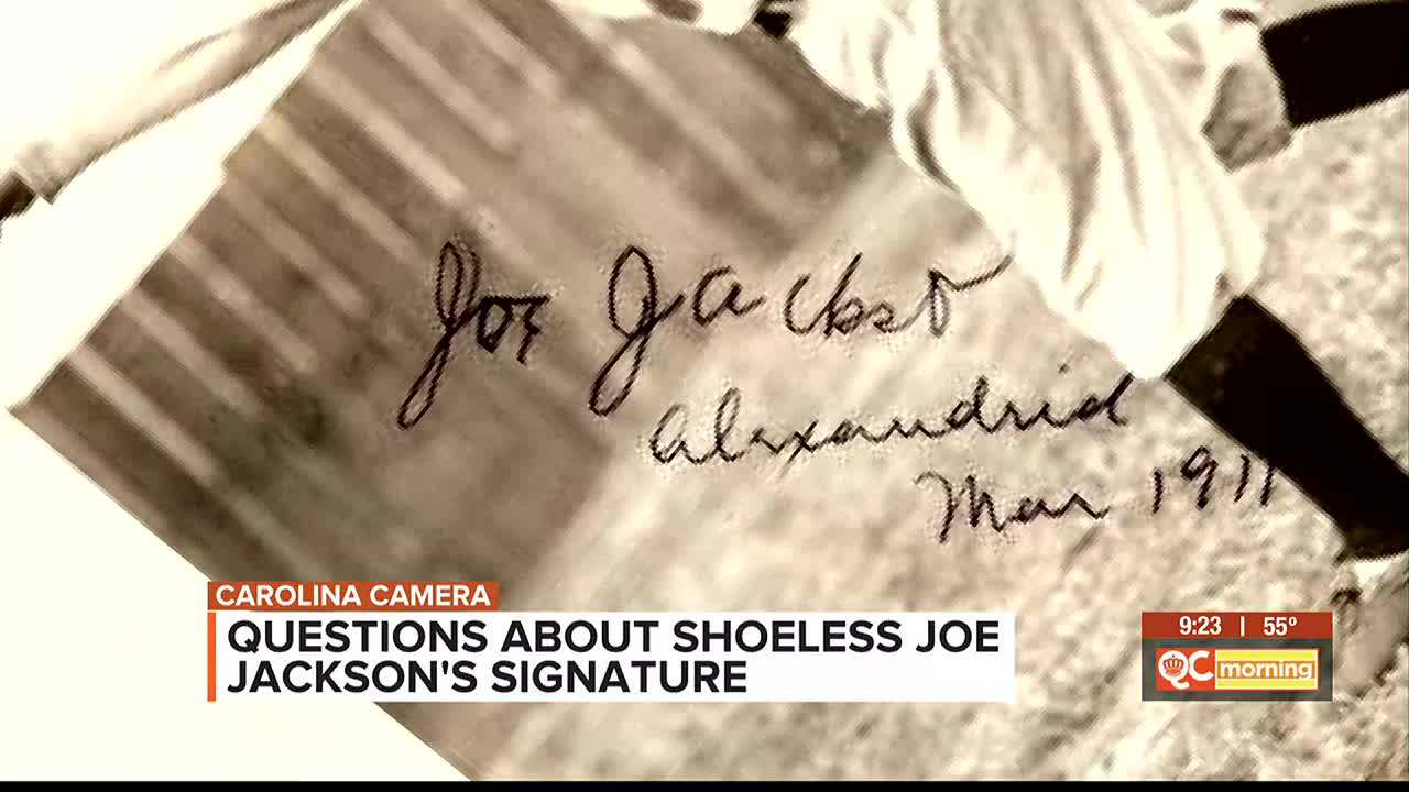 Shoeless Joe Jackson Signature Analysis and Dating - Microtrace