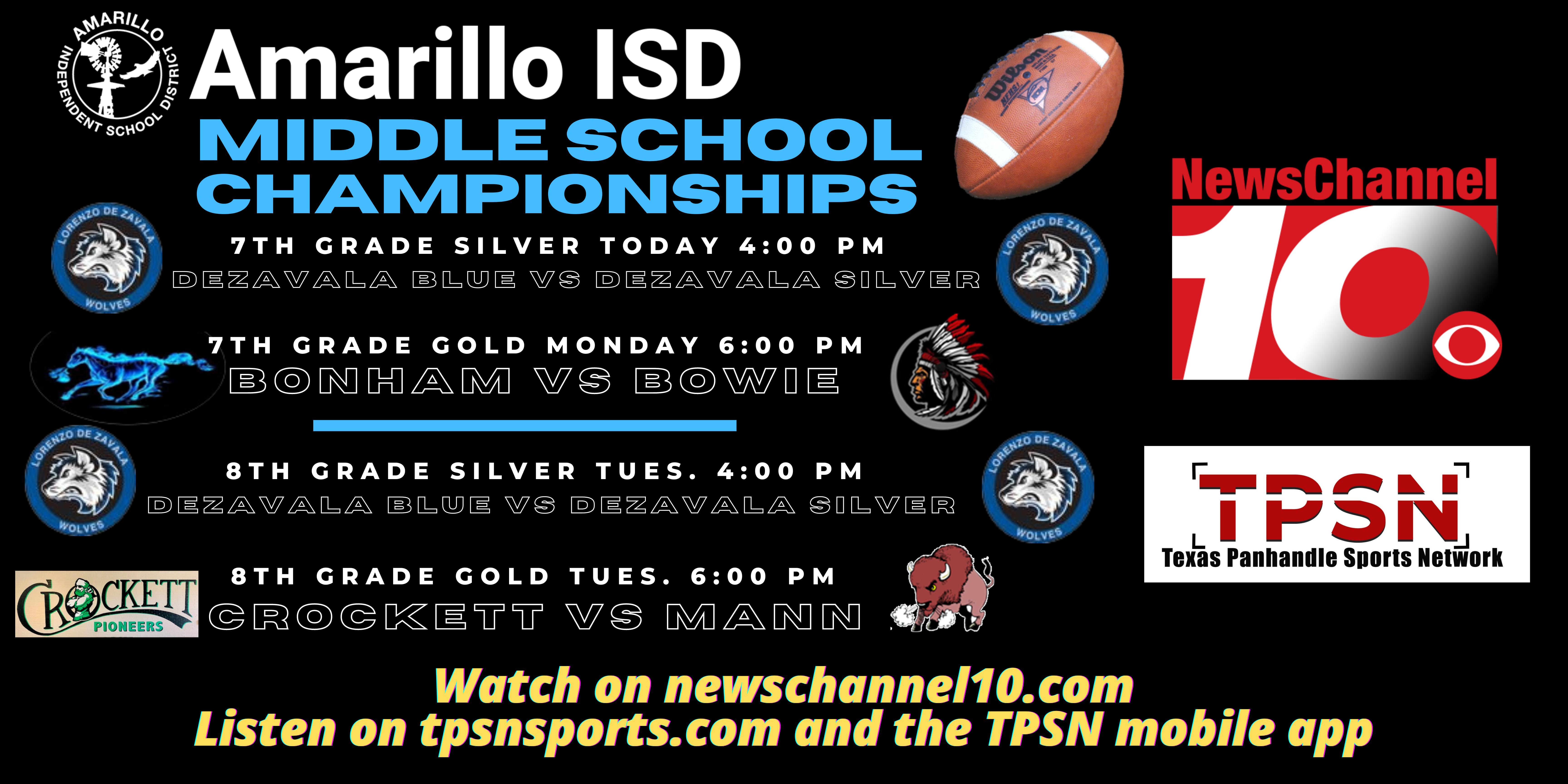 Amarillo Globe-News high school football playoff results, pairings for the  Panhandle