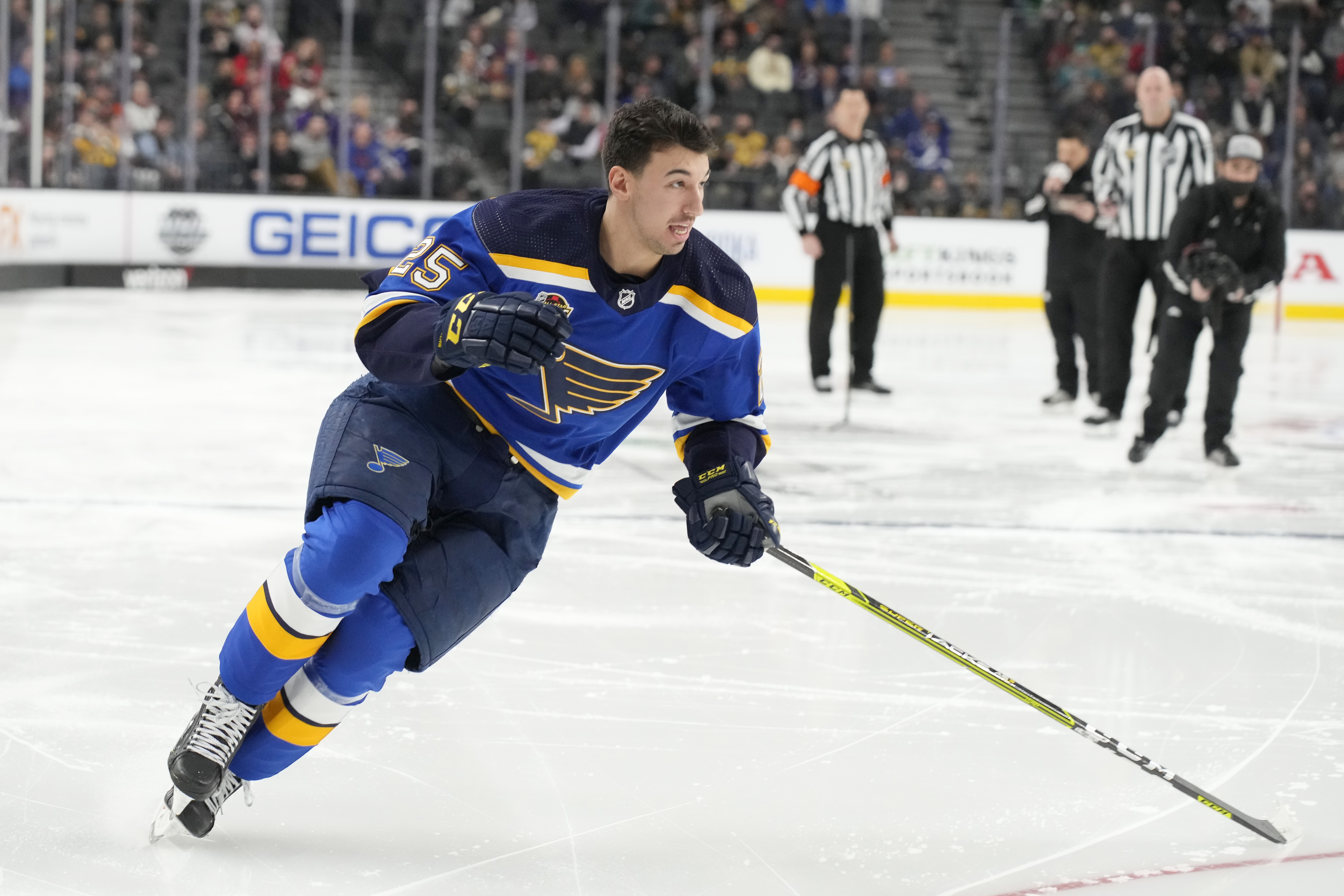 Blues Jordan Kyrou finishes as fastest skater in NHL All-Star Skills Competition