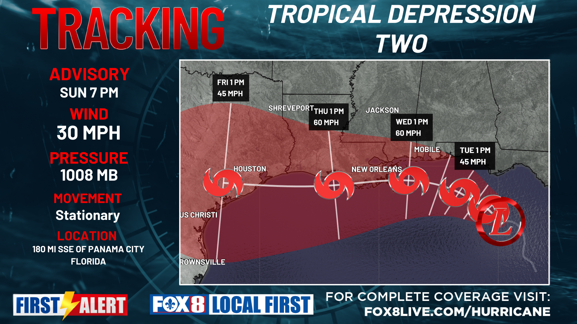 Dangerous heat arrives Monday as tropical depression two creeps