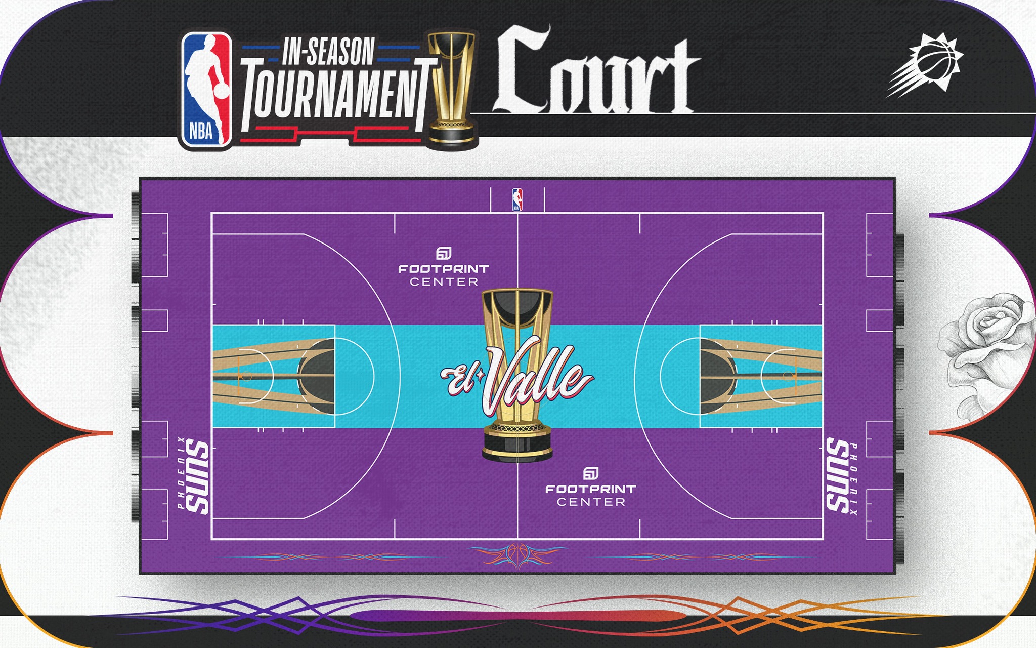 NBA Debuts In-Season Tournament Courts For All 30 Teams