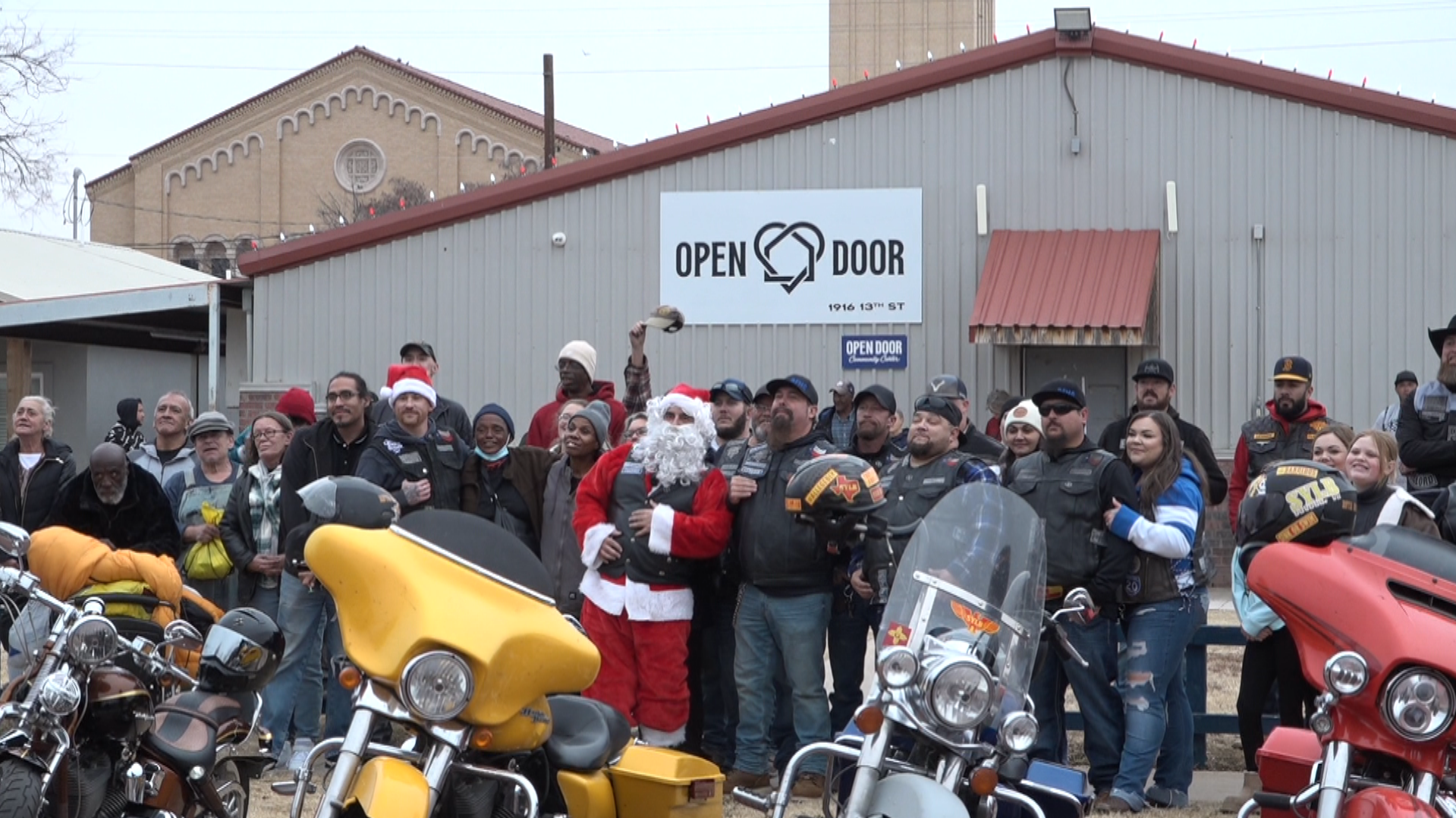 Local motorcycle club, Open Door partner to spread holiday cheer