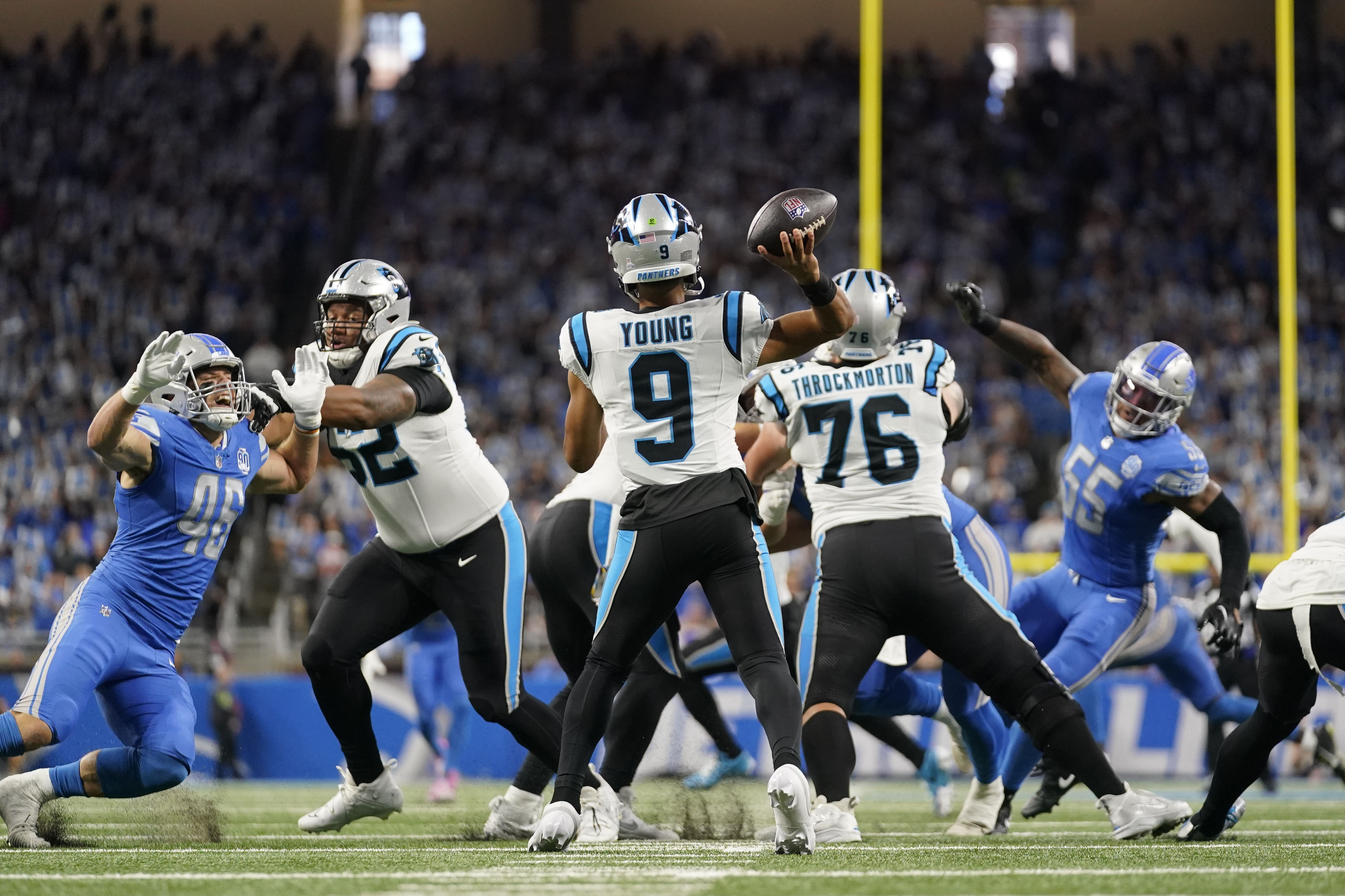 Carolina Panthers rookie quarterback Bryce Young misses practice with an  ankle injury; Shaq Thompson out for the season