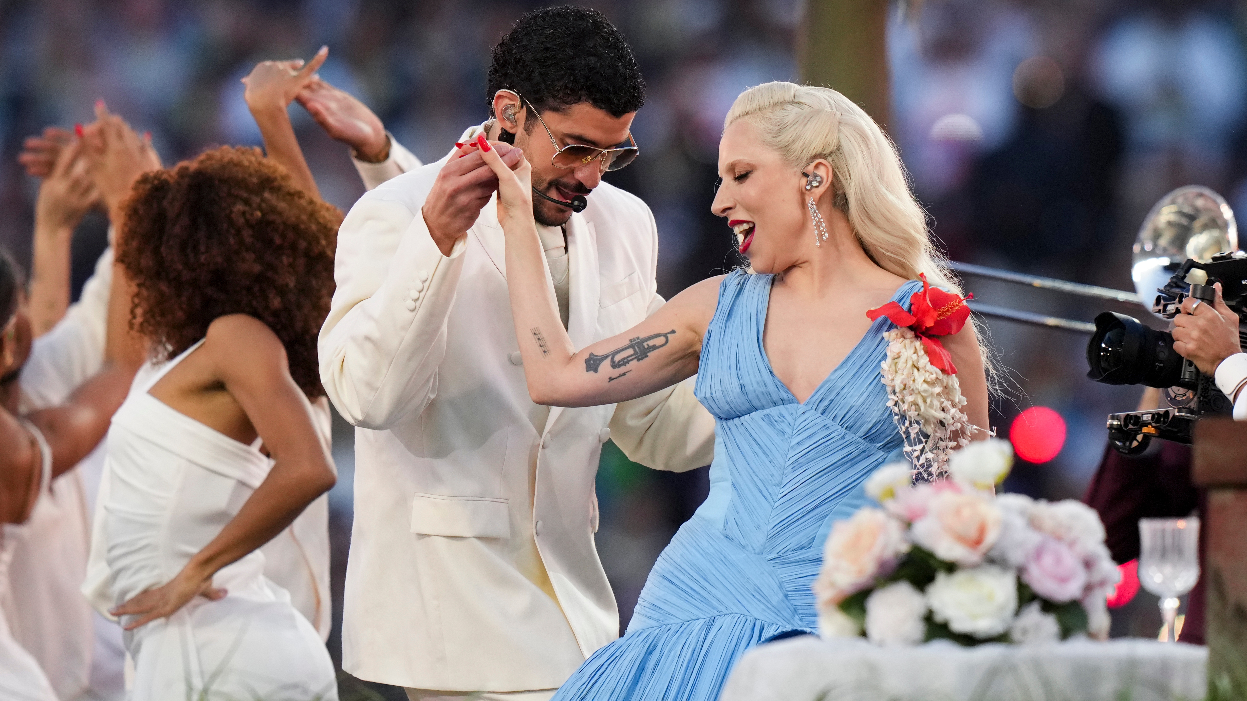Bad Bunny brings Lady Gaga, Ricky Martin and Puerto Rican pride to