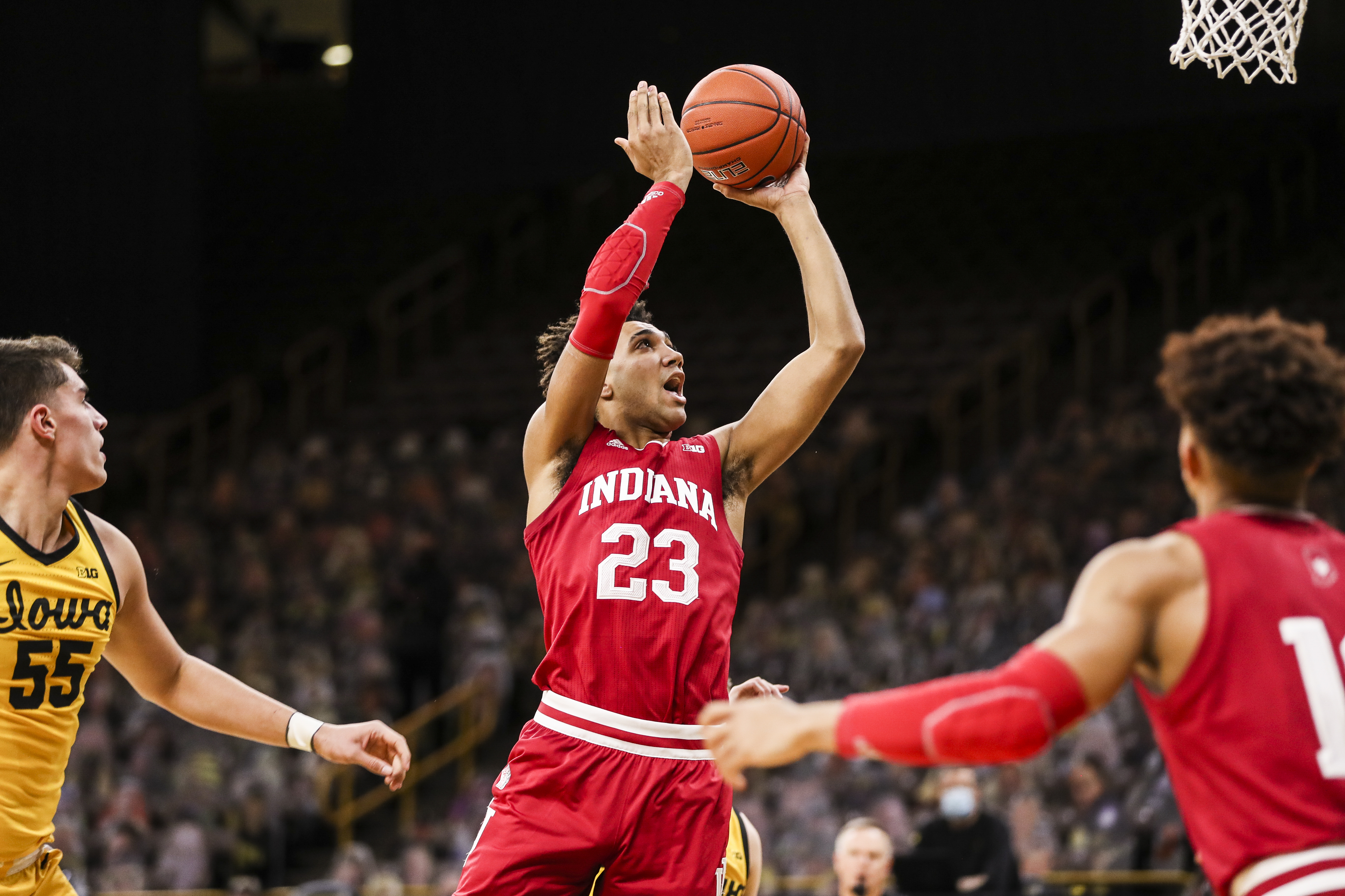 Indiana Hoosiers Adidas Crimson Men's Basketball Student Athlete