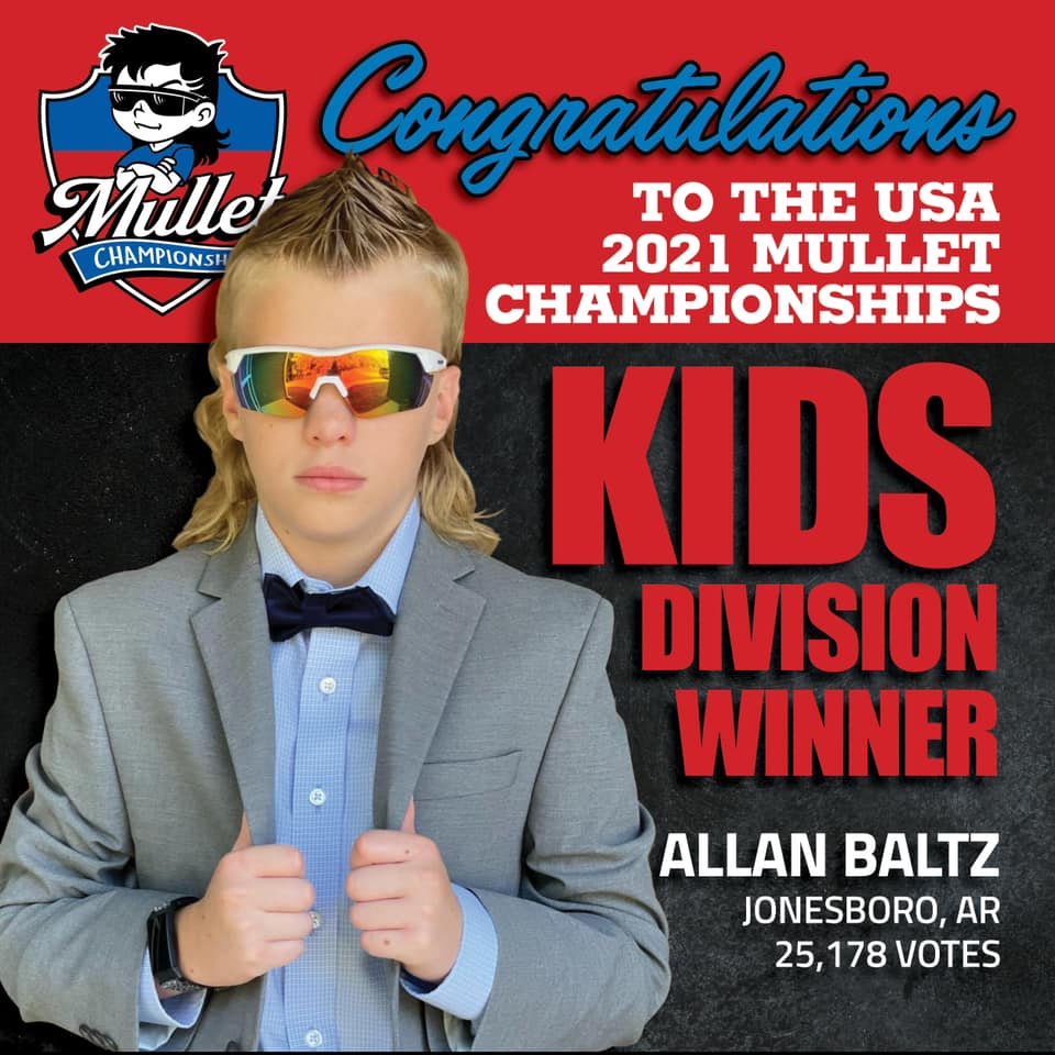 Pulaski kid hoping to be crowned 'USA Mullet Champion