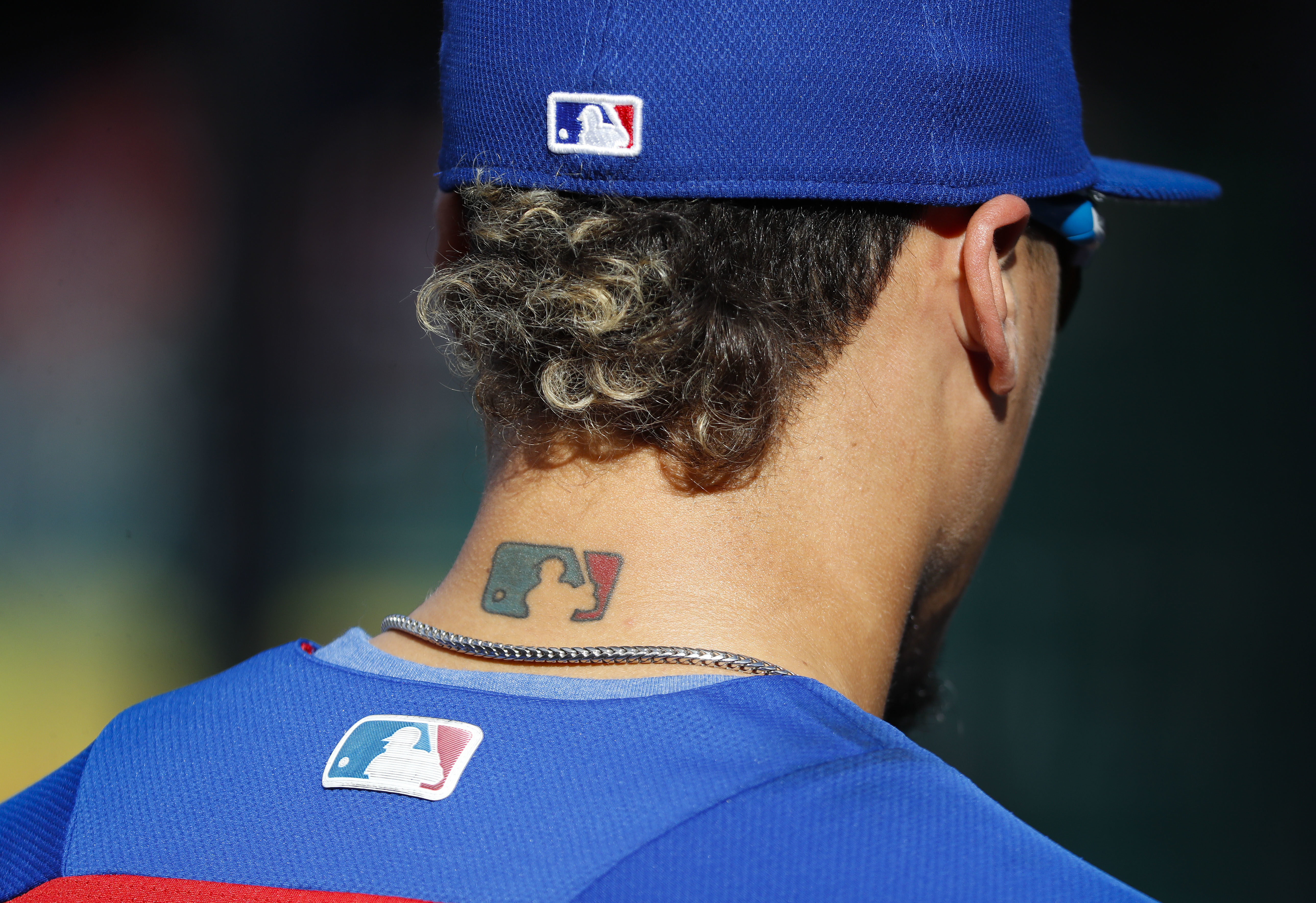 Javier Baez reveals nearly-finished Cubs​ Championship tattoo