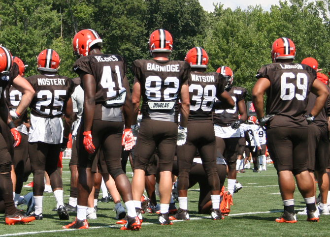 Cleveland Browns - Yesterday Gary Barnidge tied Ozzie Newsome