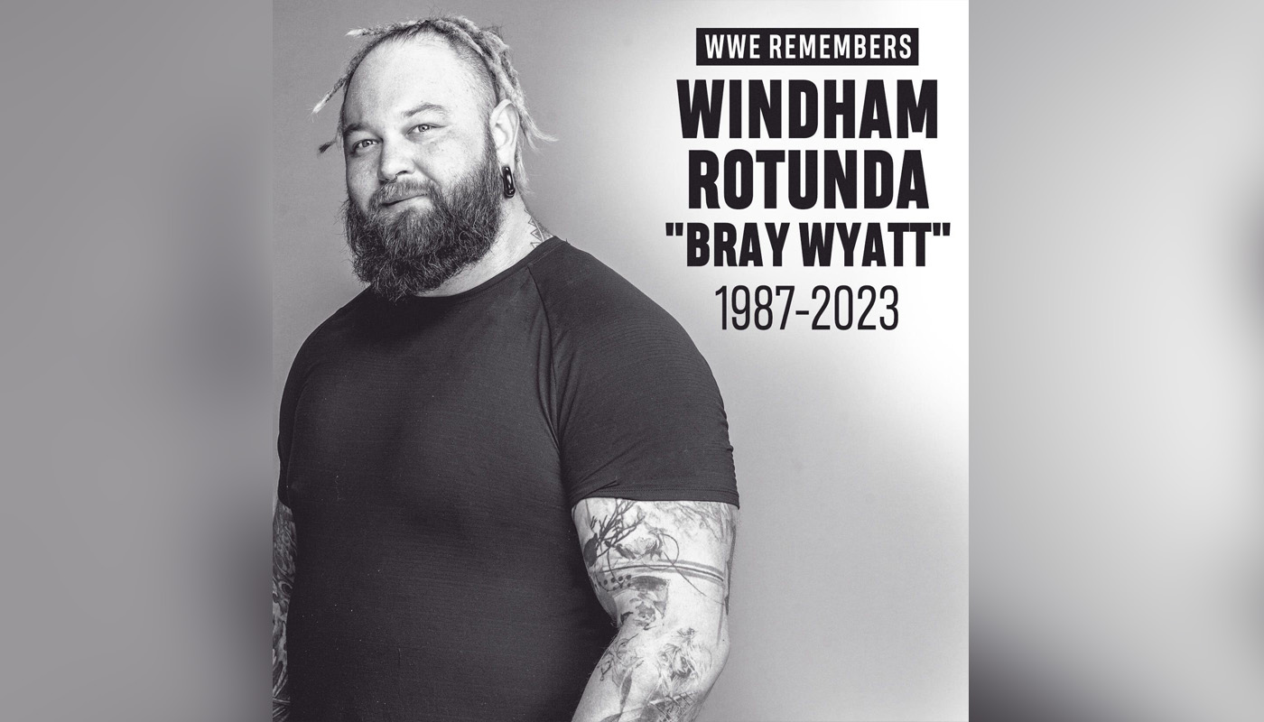 Former WWE champion Bray Wyatt dies unexpectedly at age 36