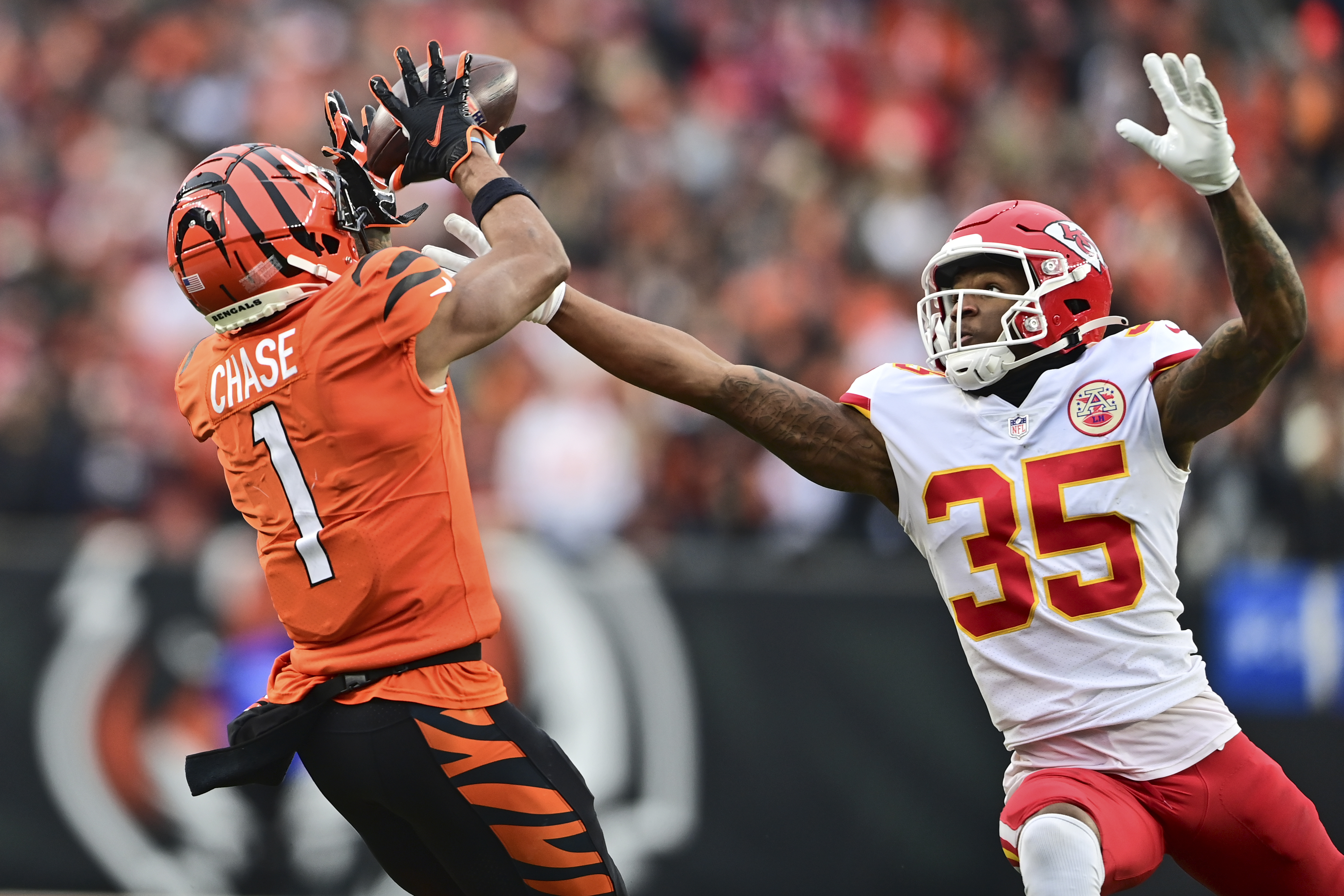 Bengals WR Ja'Marr Chase goes off for 266 yards, 3 TDs vs. Chiefs