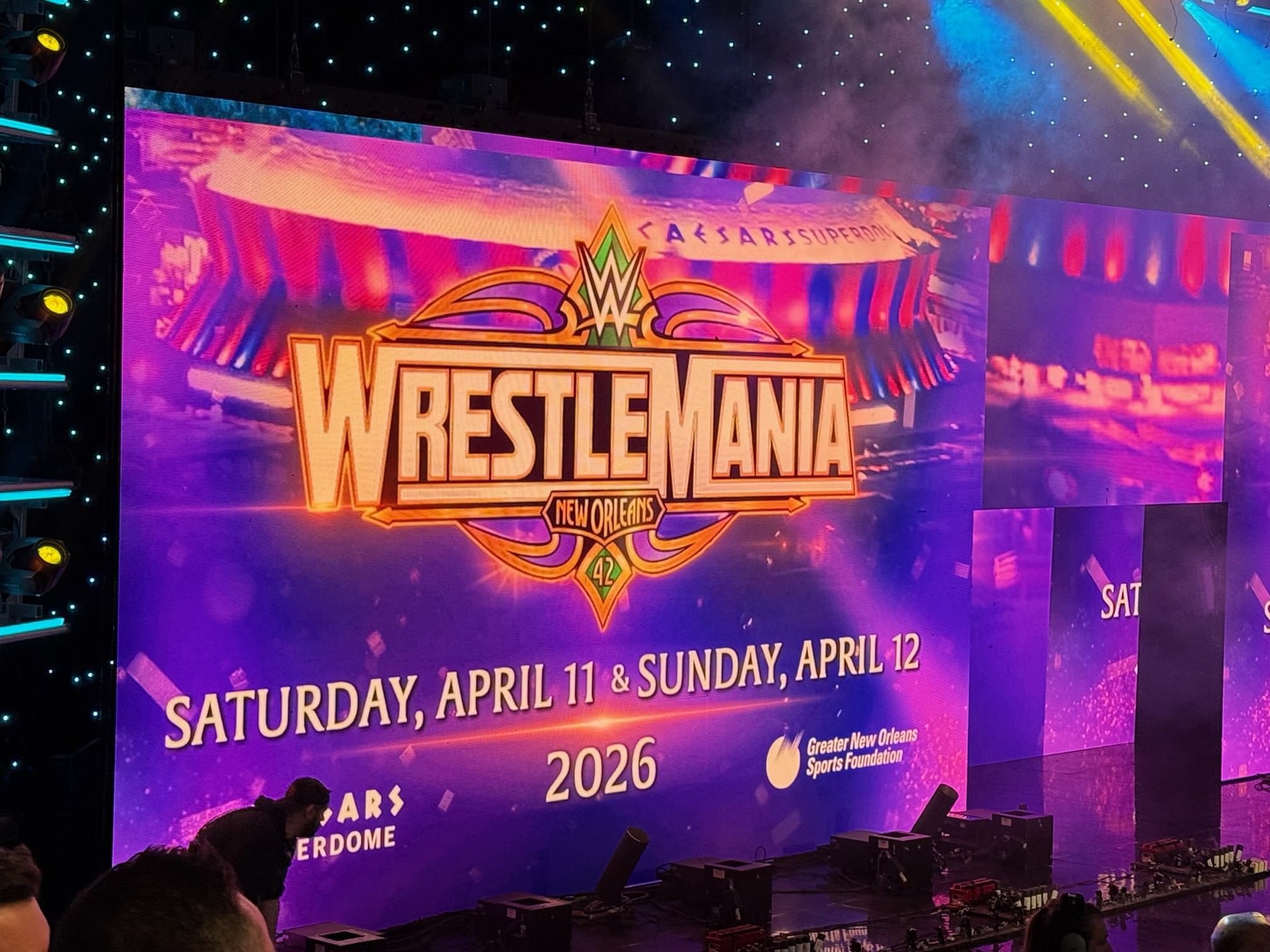 Wrestlemania Superdome New Orleans