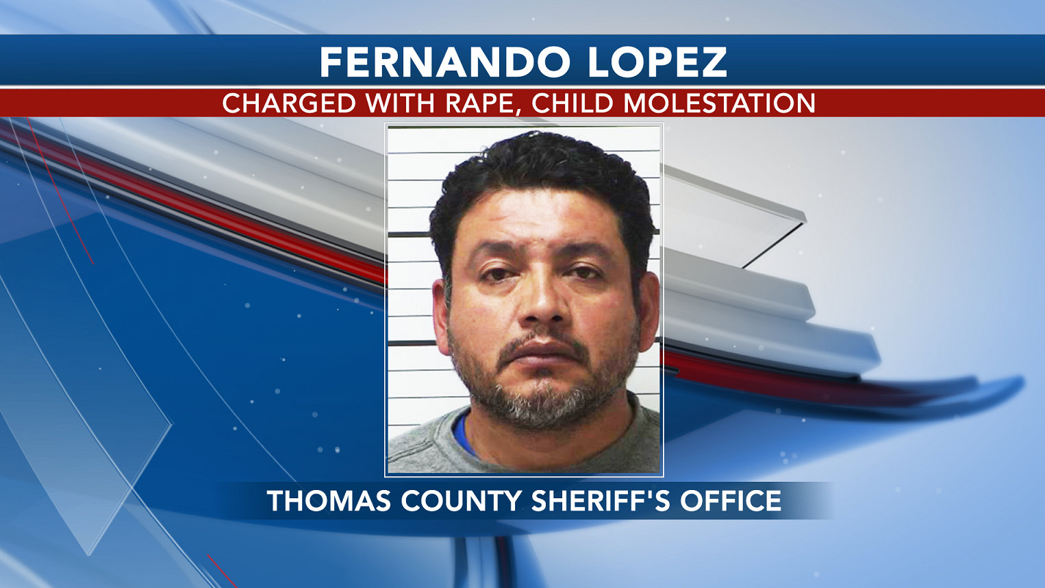Man arrested on Thomas Co. rape, child molestation offenses