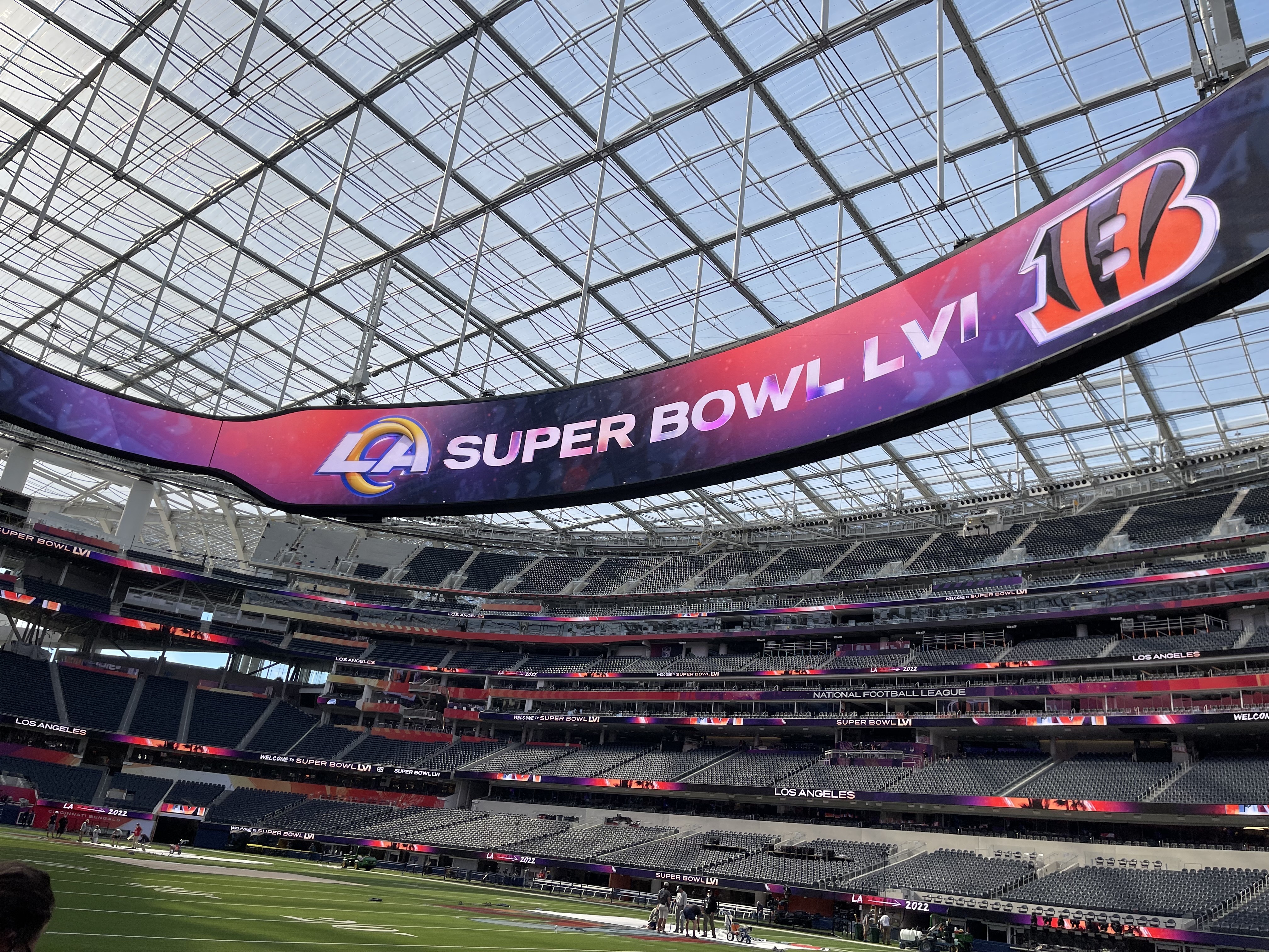 SUPER BOWL LVI 56 2/13/2022 SoFi Stadium Inglewood California