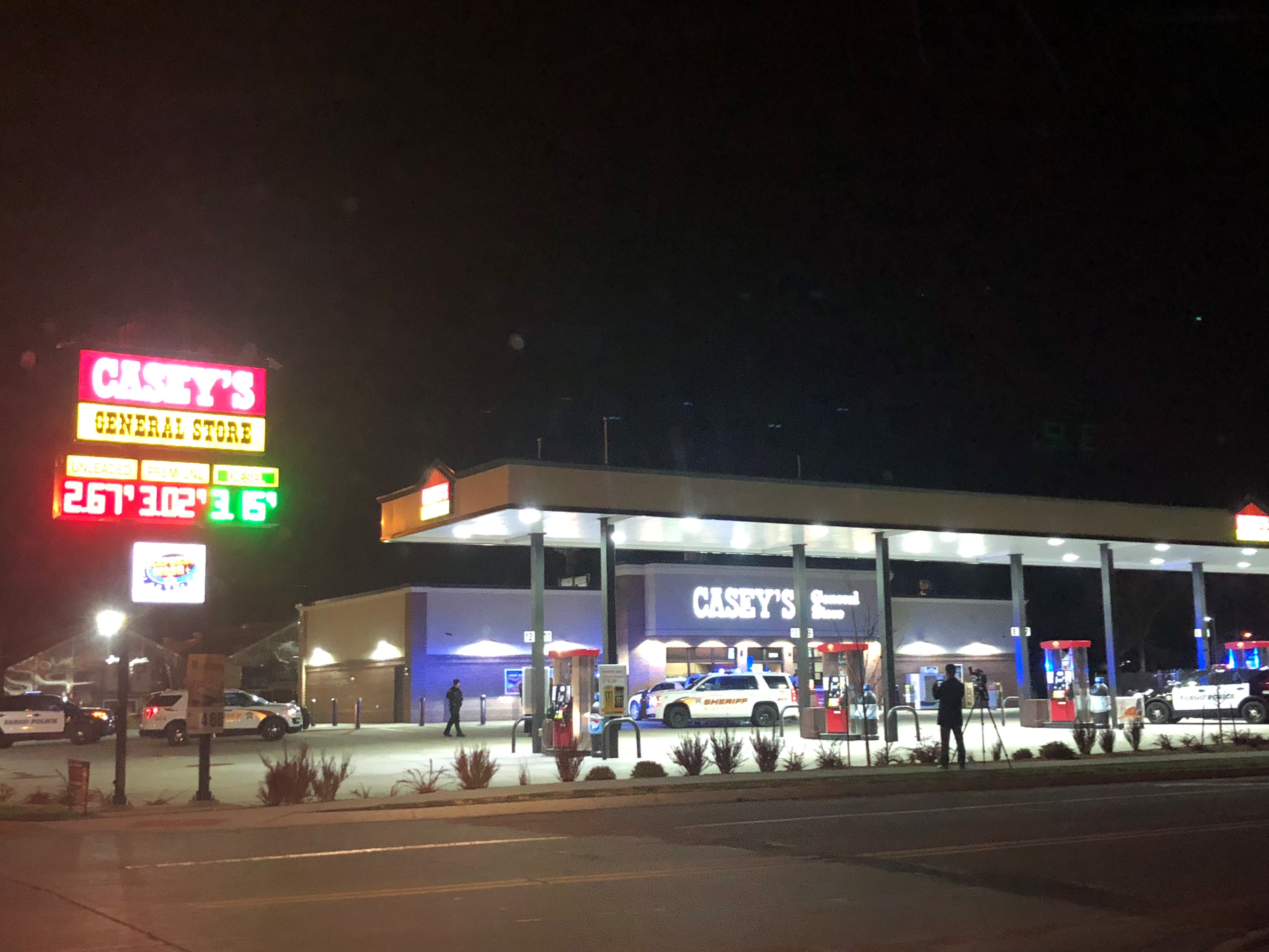 one person in jail after drug bust at casey s gas station in south fargo gas station in south fargo