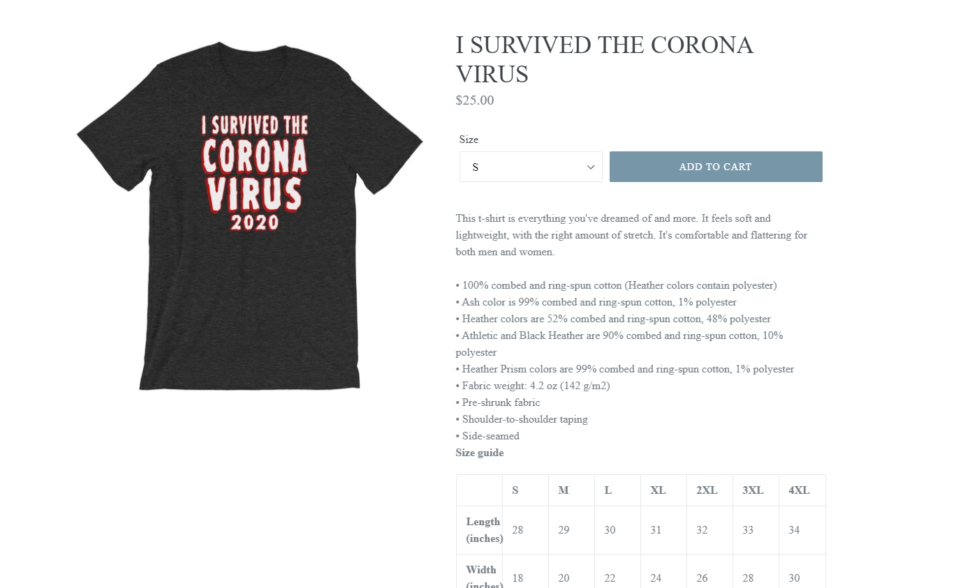 we survived 2020 t shirts