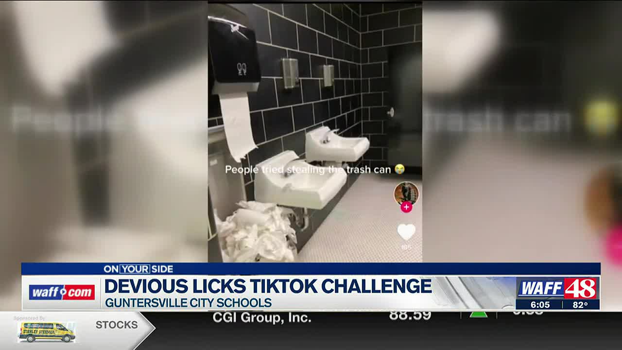 Guntersville City Schools warns parents about Devious Licks TikTok challenge