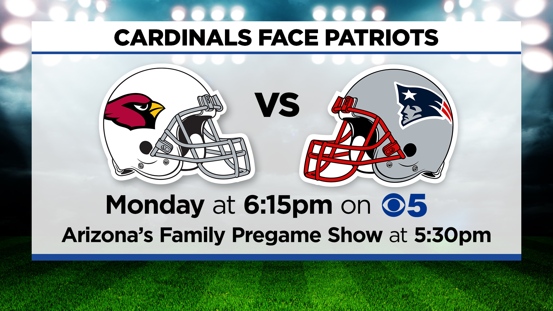 TONIGHT: Arizona Cardinals are back on Monday Night Football and it's on  CBS 5