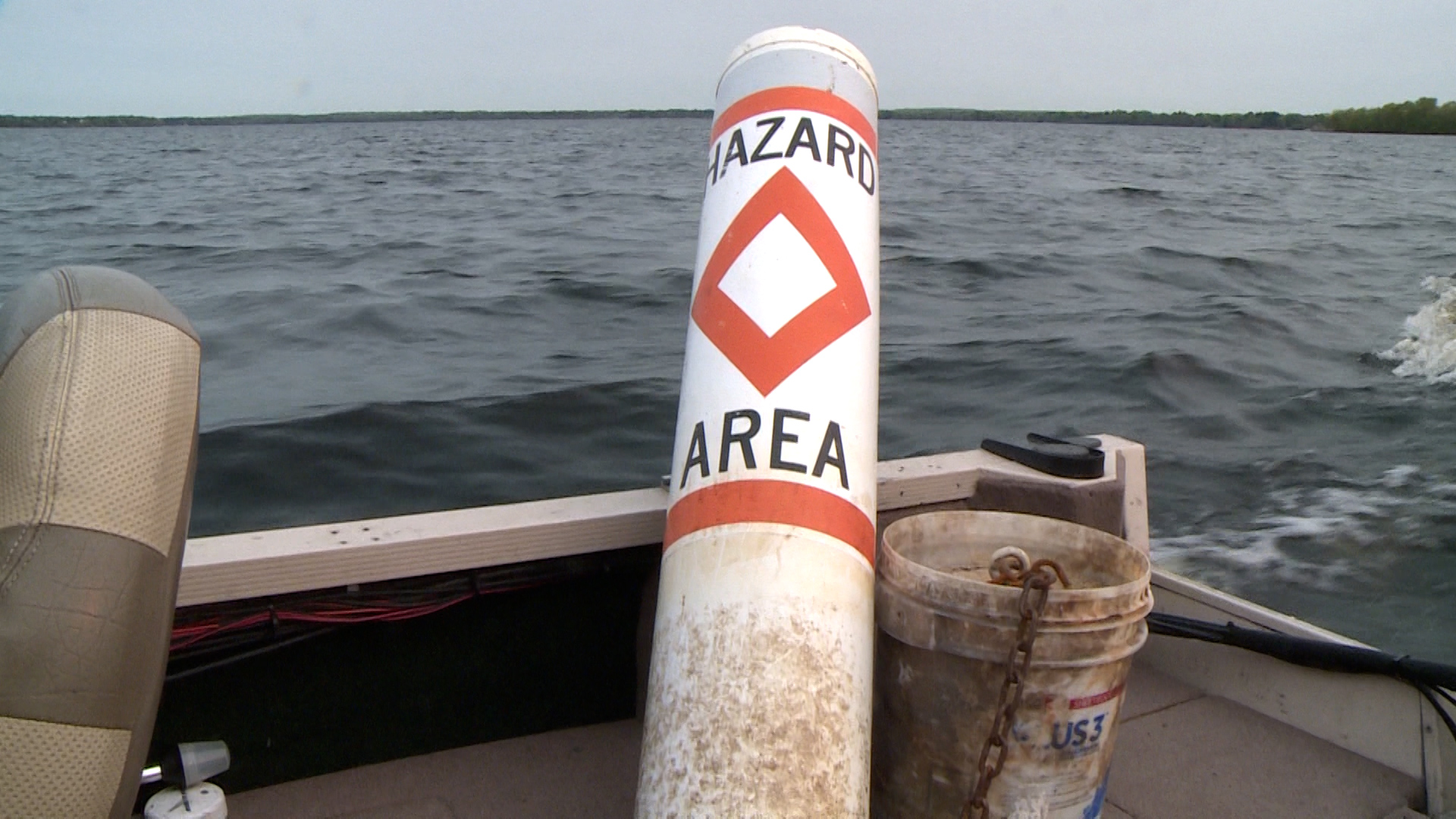 Shallow water buoys installed on Lake Wissota