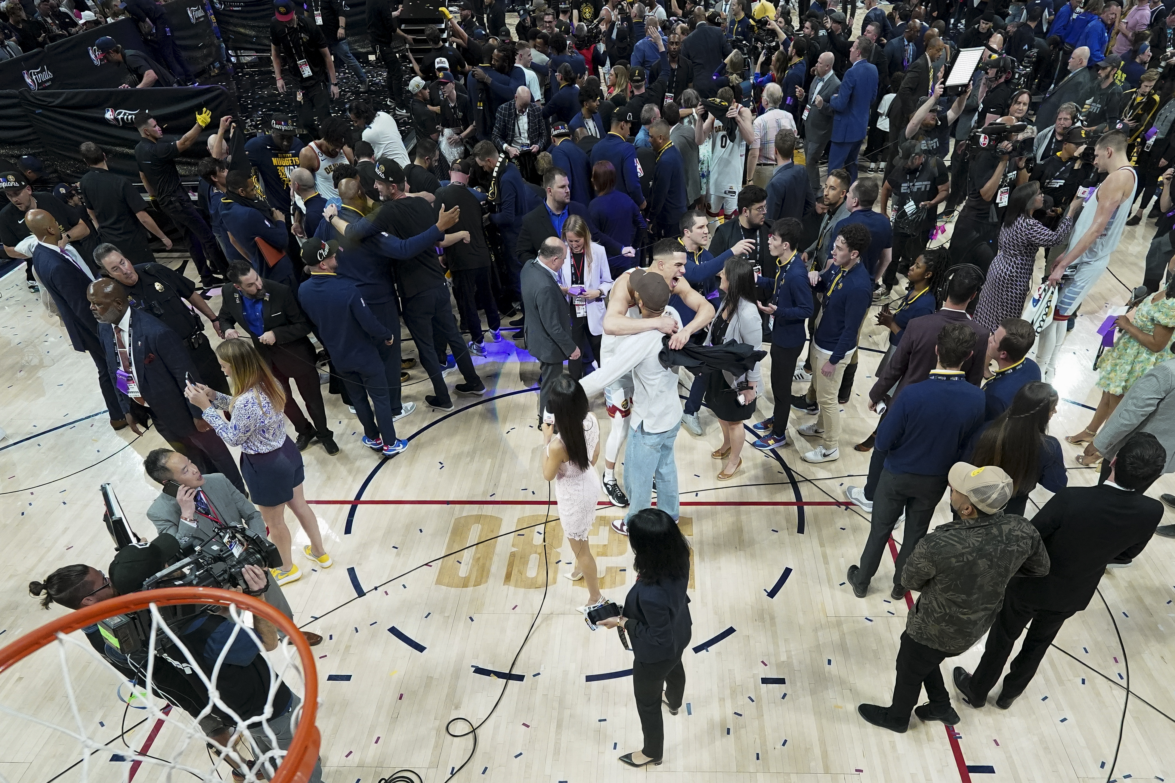Nuggets win first NBA title in franchise history, close out Heat in Game 5