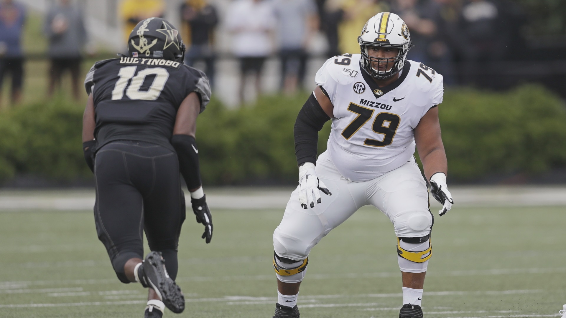 2021 NFL Draft: Offensive lineman Larry Borom, Missouri, Round 5