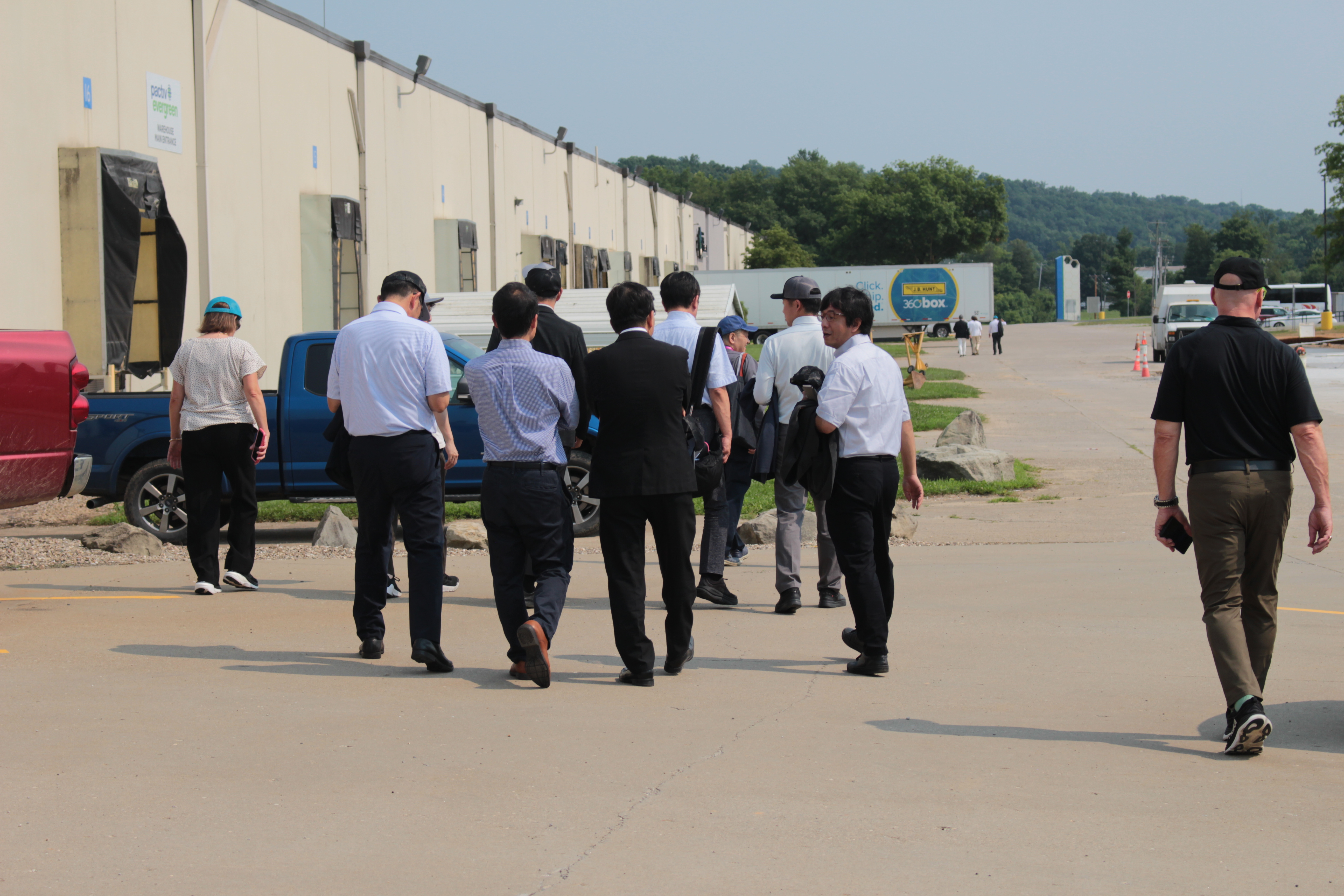 Japanese business delegation tours Wood County industrial sites in