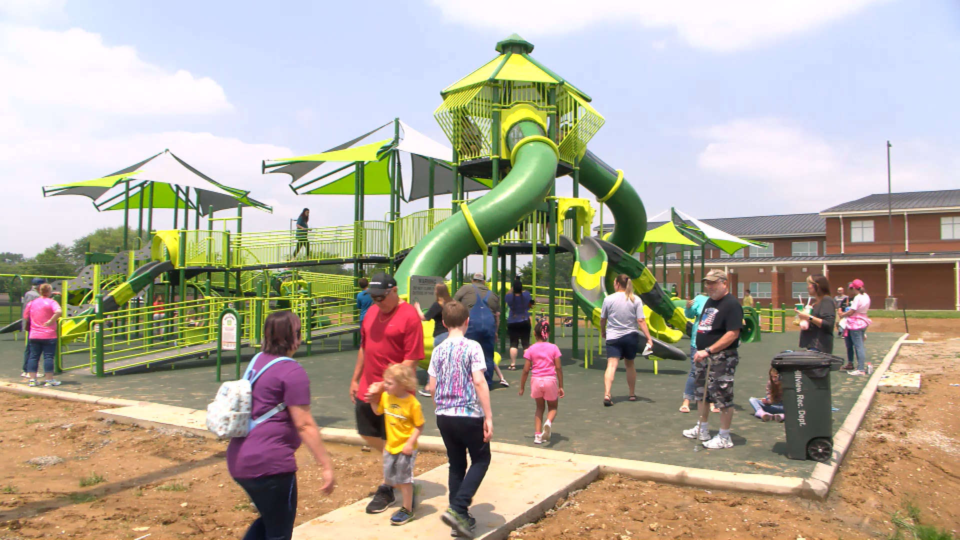 Hillview community dedicates all-inclusive childrens playground