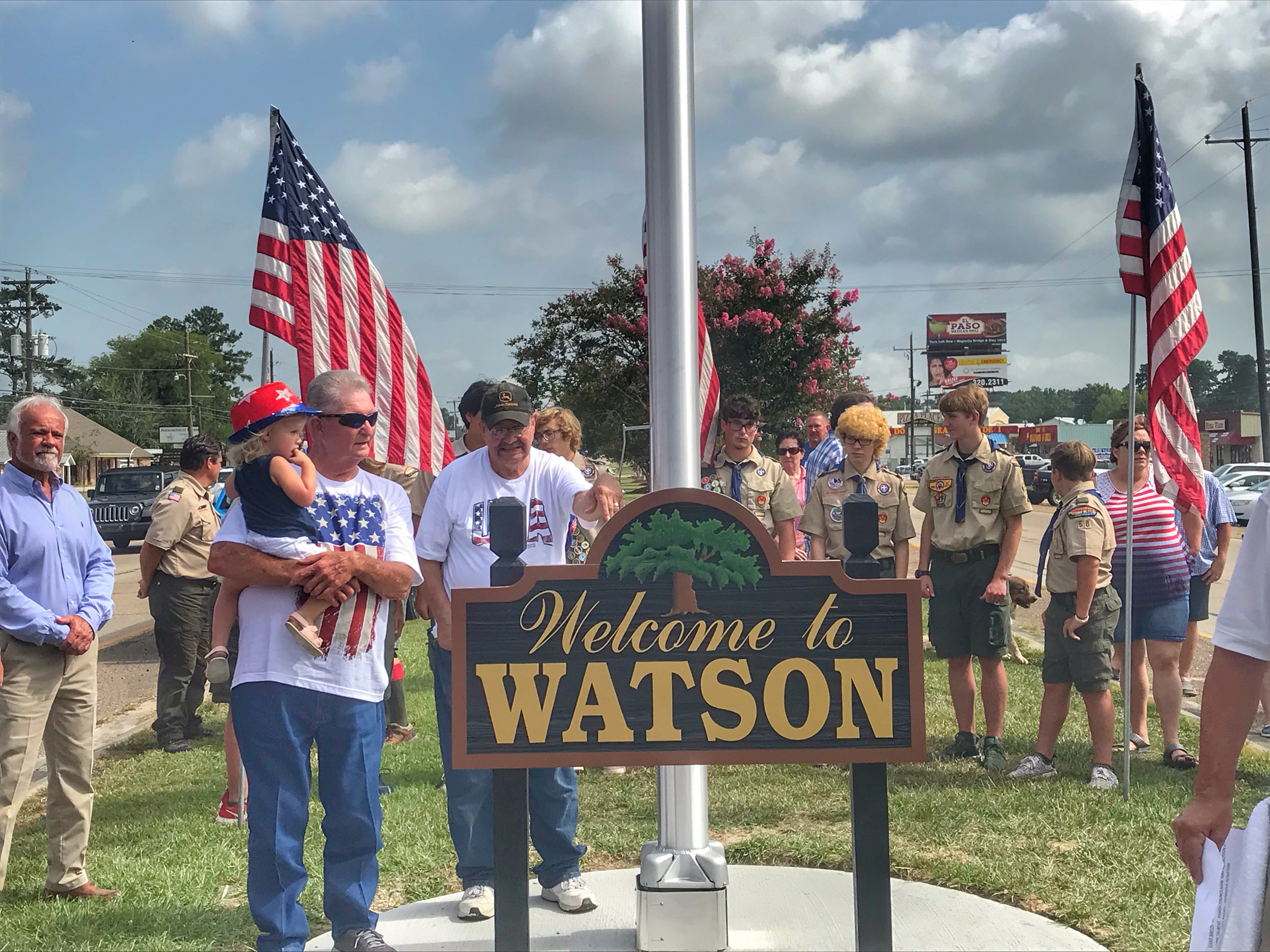 Mardi Gras Flag-Raising Ceremony