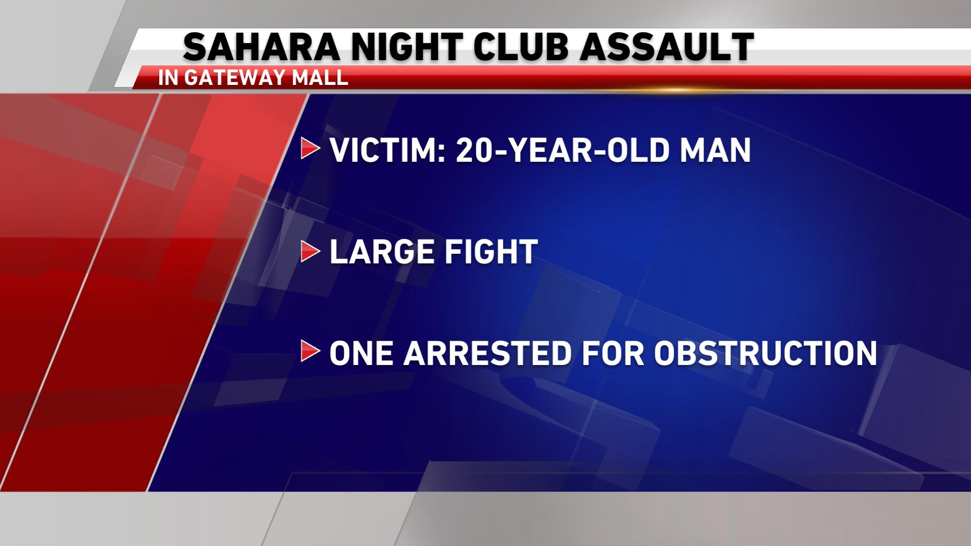 Fight outside Sahara Night Club puts man in the hospital