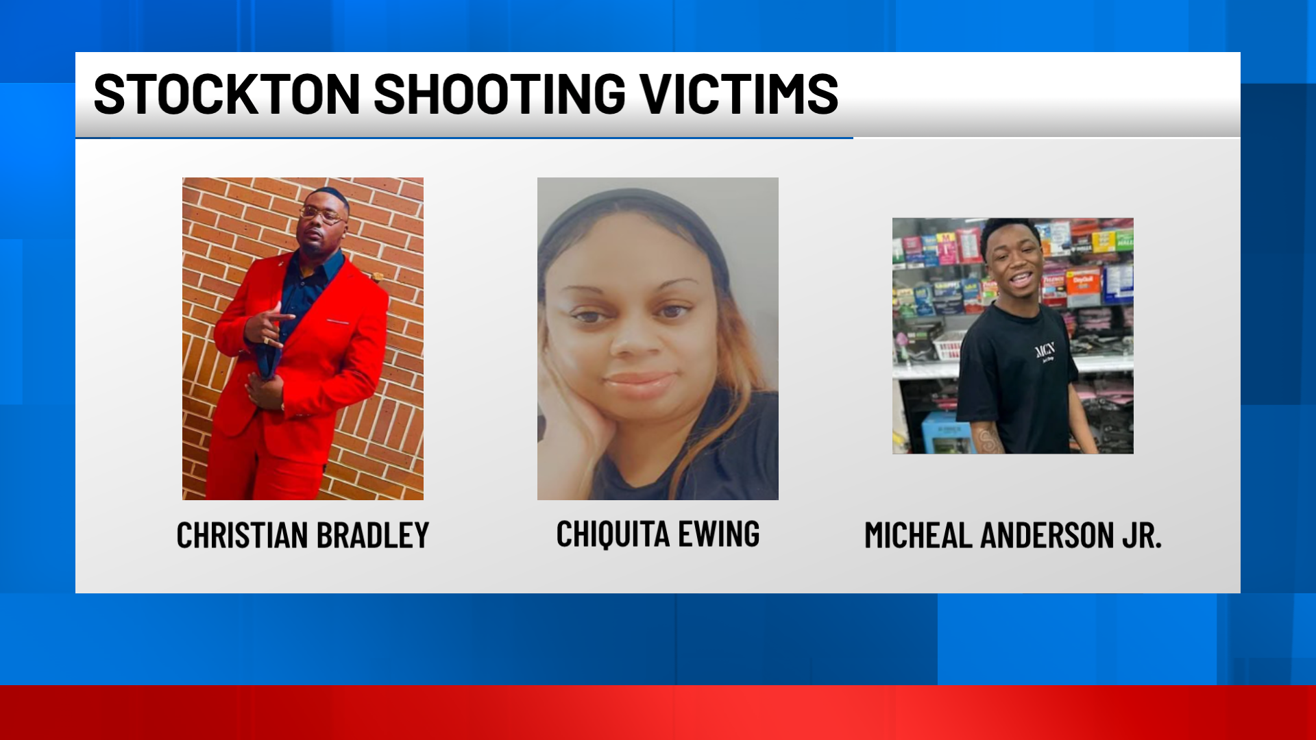 UPDATE: Family members identify the 3 victims killed in May Day mass  shooting