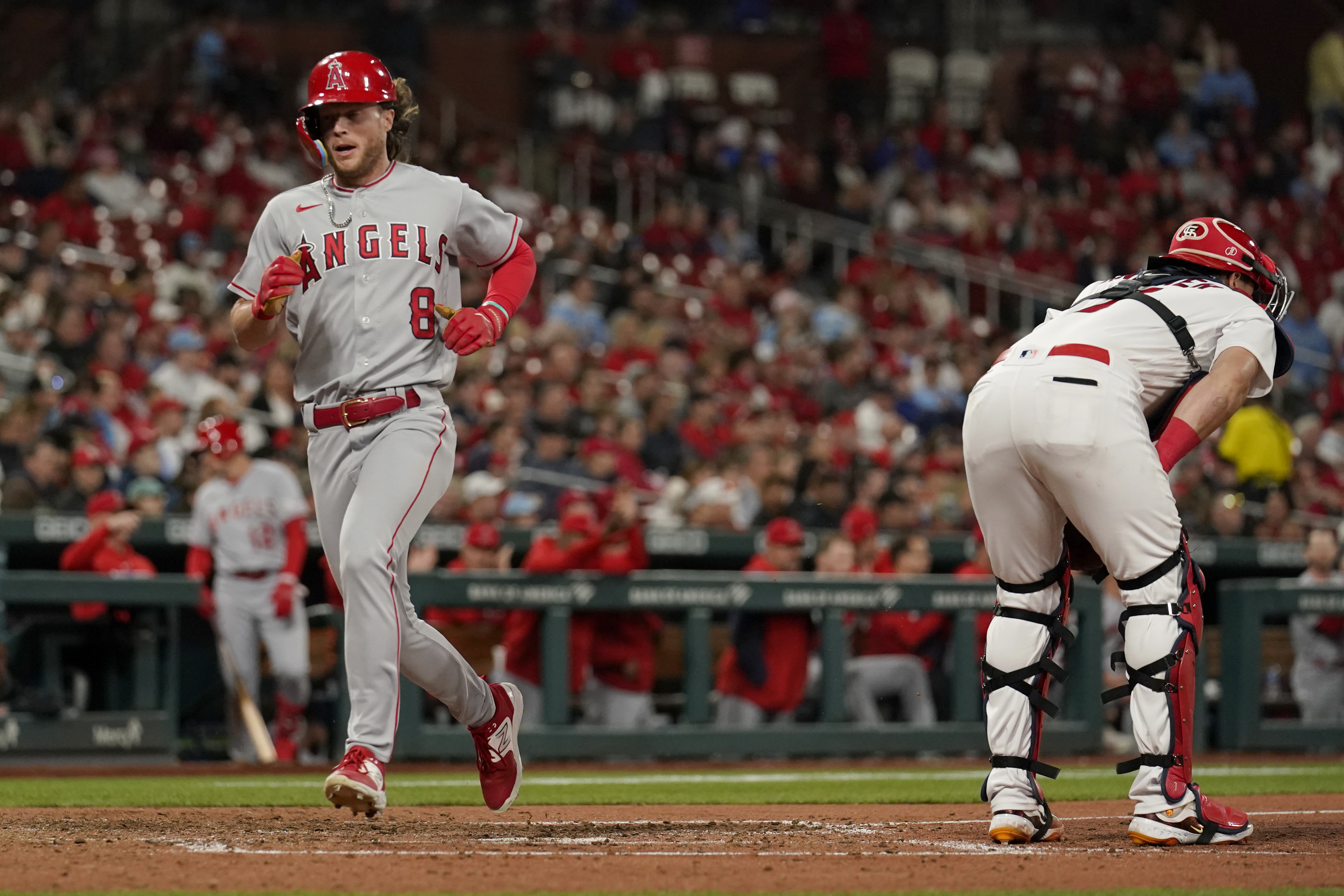Ward's homer leads Angels to win, Cards' 4th loss in row