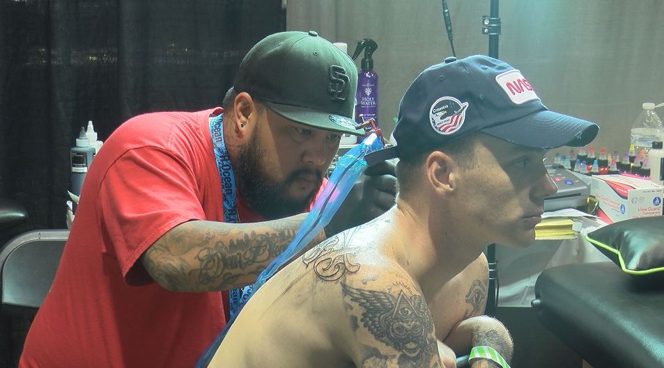 Paul Wall  Id rather bang Screw Tattoo at the High Times Cannabis  Cup pouppoet  Facebook