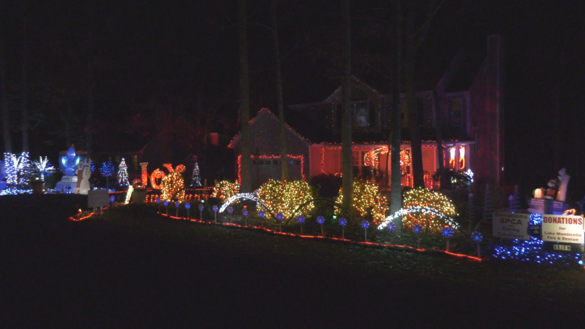 Christmas In Charlottesville Va 2022 Massive Holiday Light Show In Fluvanna County Raises Spirits And Money