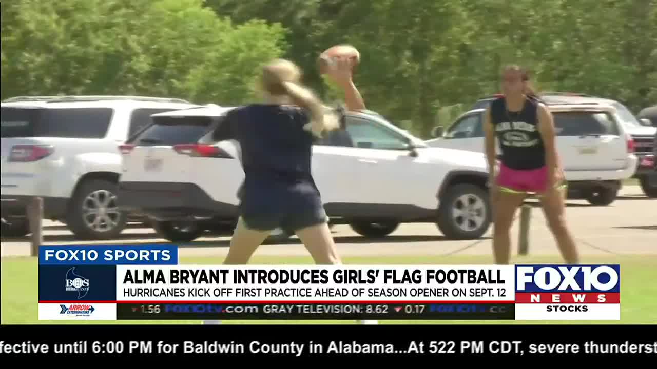 Girls flag football could be an official sport in Alabama