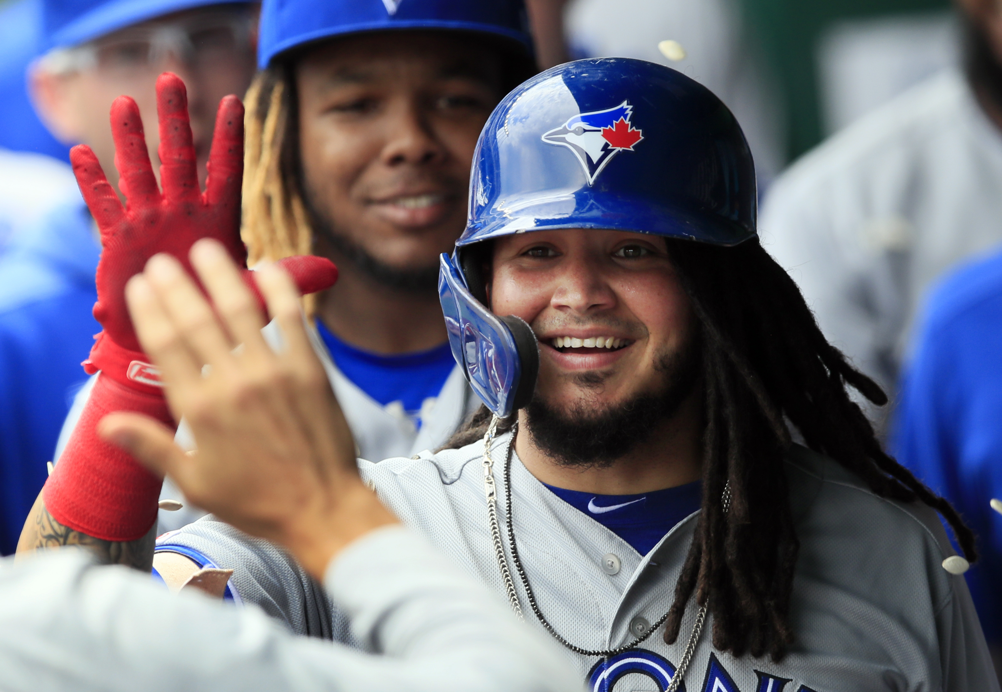 Biggio's homer sends Blue Jays to win over Royals in Bichette's debut