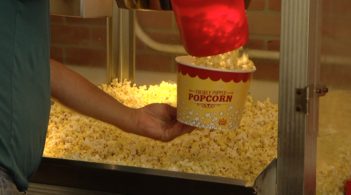 Popcorn machines are back at Tuesday Morning this week