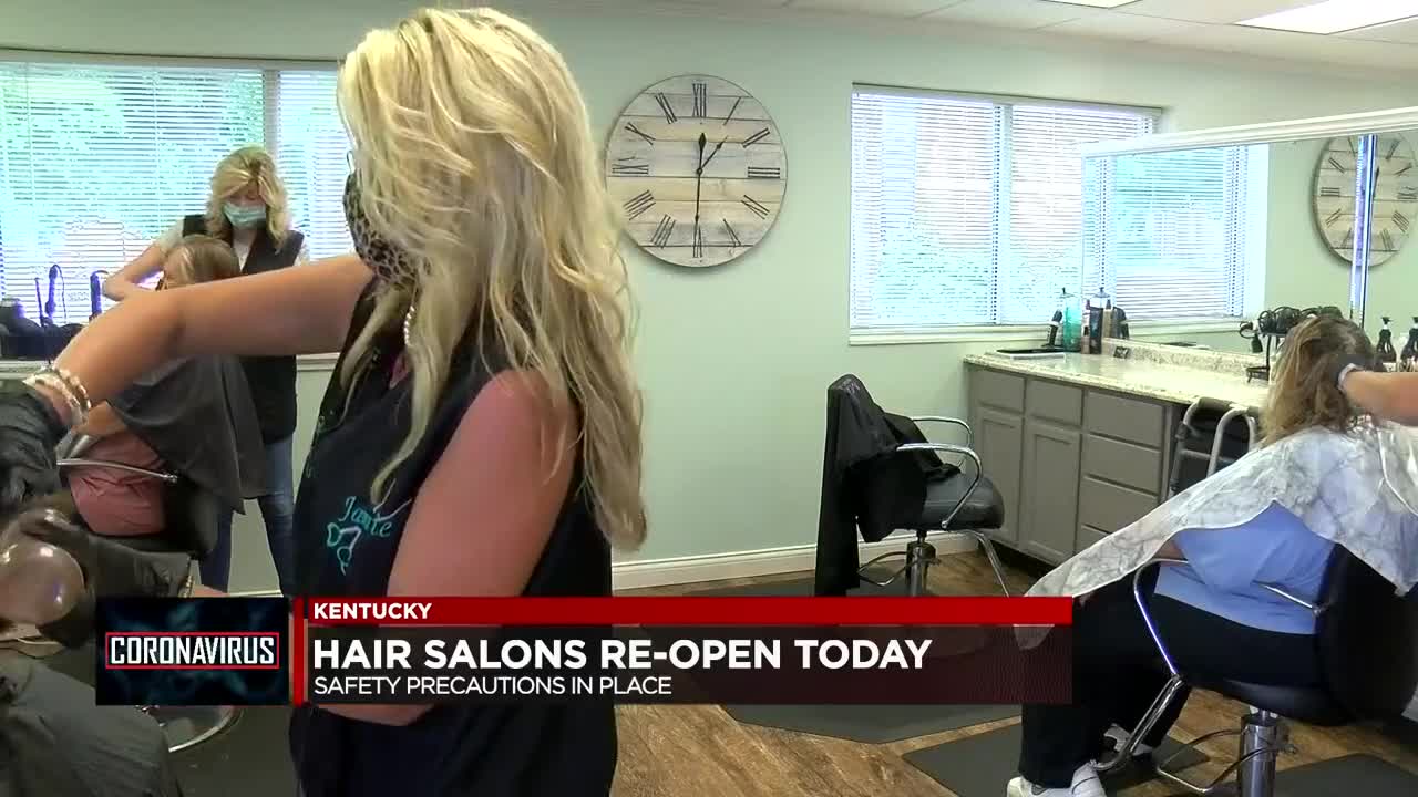 Kentucky hair salons re-opening