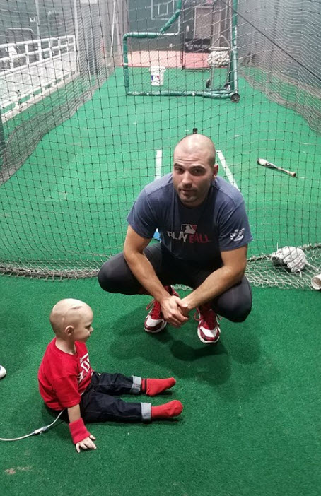 Terminally ill 2-year-old boy joins Reds for batting practice