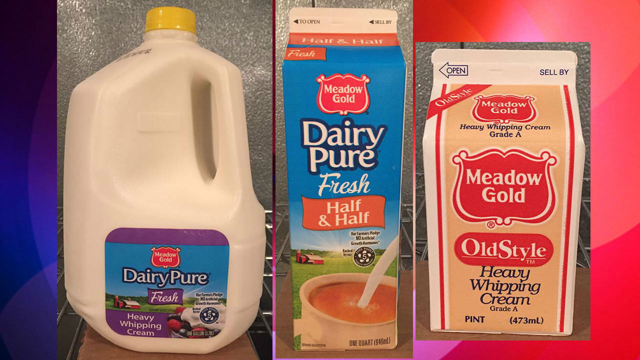 Meadow Gold Recalls Five Dairy Products