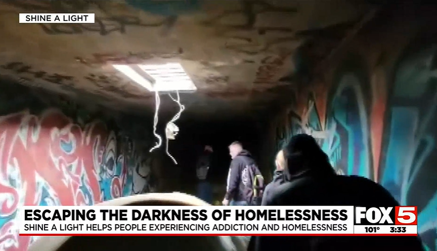 Shine A Light Helps People Escape Darkness Of Las Vegas Tunnels