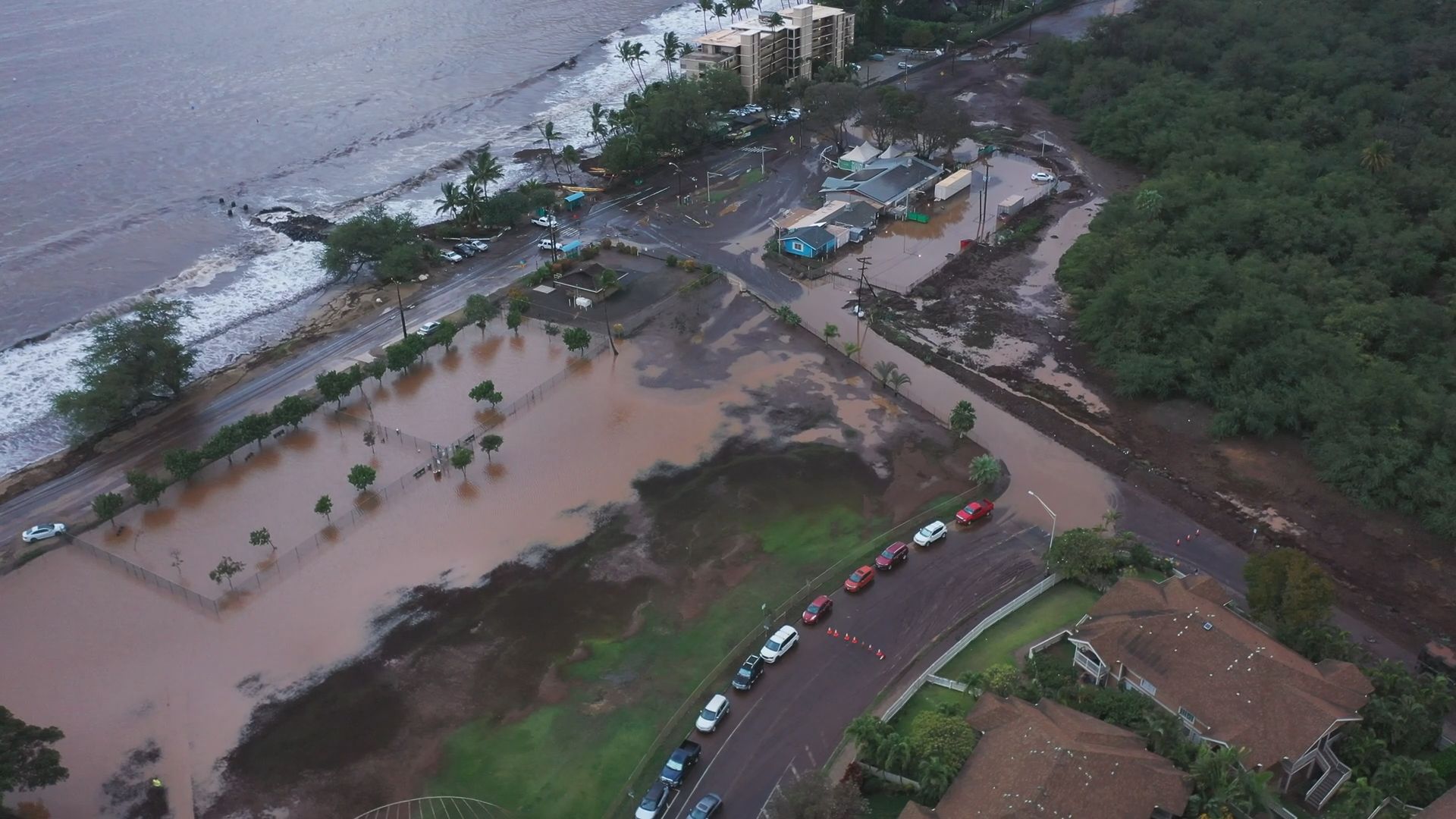 Cleanup underway after storm leaves muddy mess on Maui