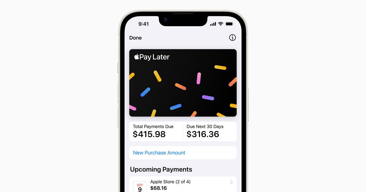 Apple se suma a la tendencia de los pagos a plazos con Apple Pay Later