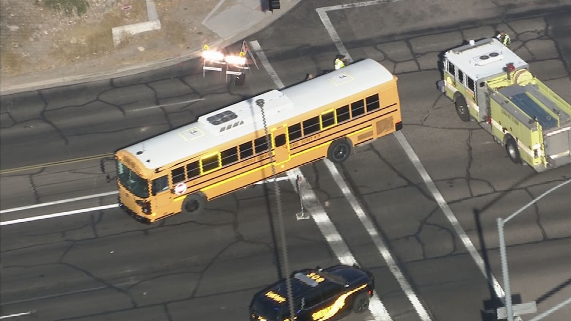 Teen hit hospitalized after being hit by bus near Litchfield Park