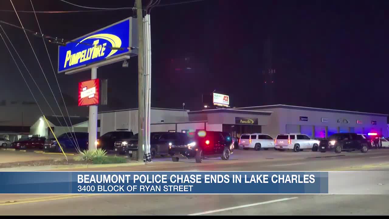 Beaumont police chase suspect facing multiple charges