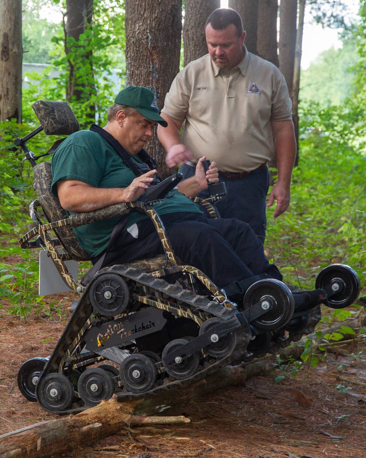 MDC offers Action Track Chairs for visitors with disabilities