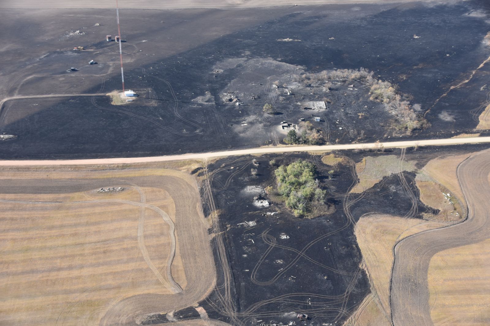 Crews battling fires in western North Dakota