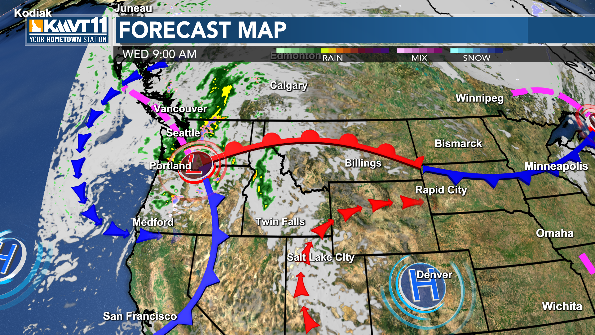 Hot and sunny conditions Tuesday give way to clouds, wind, and
